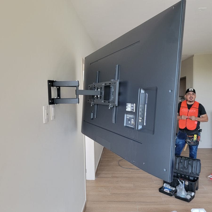 Instalación de soporte para TV, trabajo 3