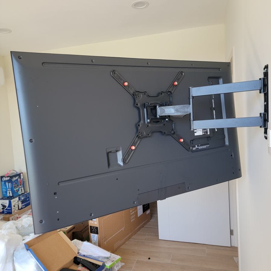 Instalación de soporte para TV, trabajo 9