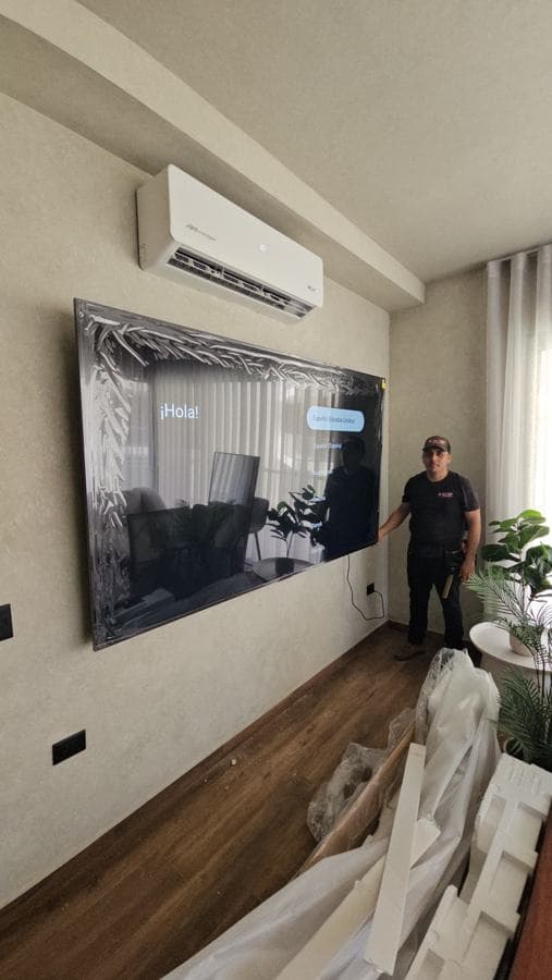 Instalación de soporte para TV, trabajo 10